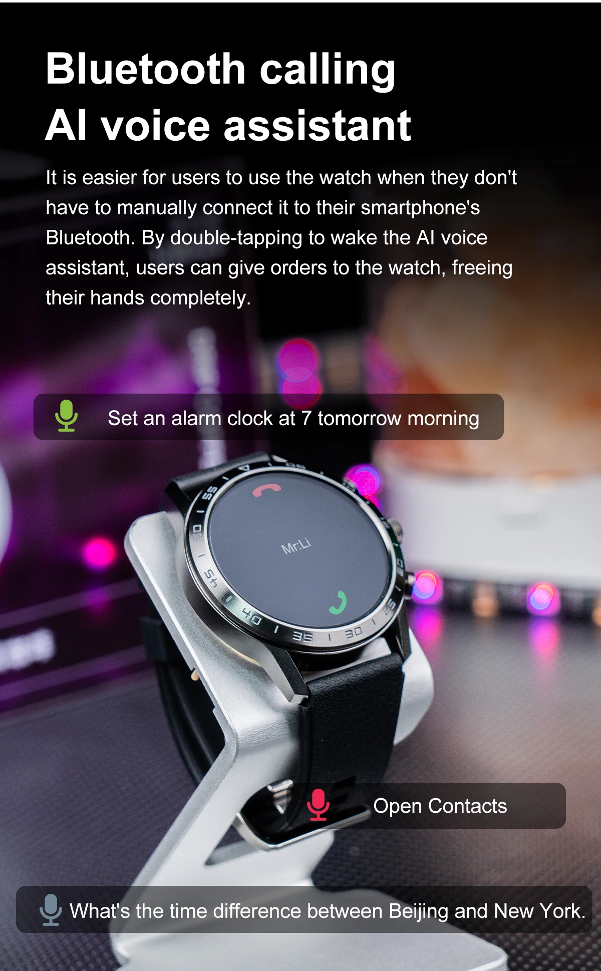 DT No.1 DT70+Plus Calling Smart Watch description image 7