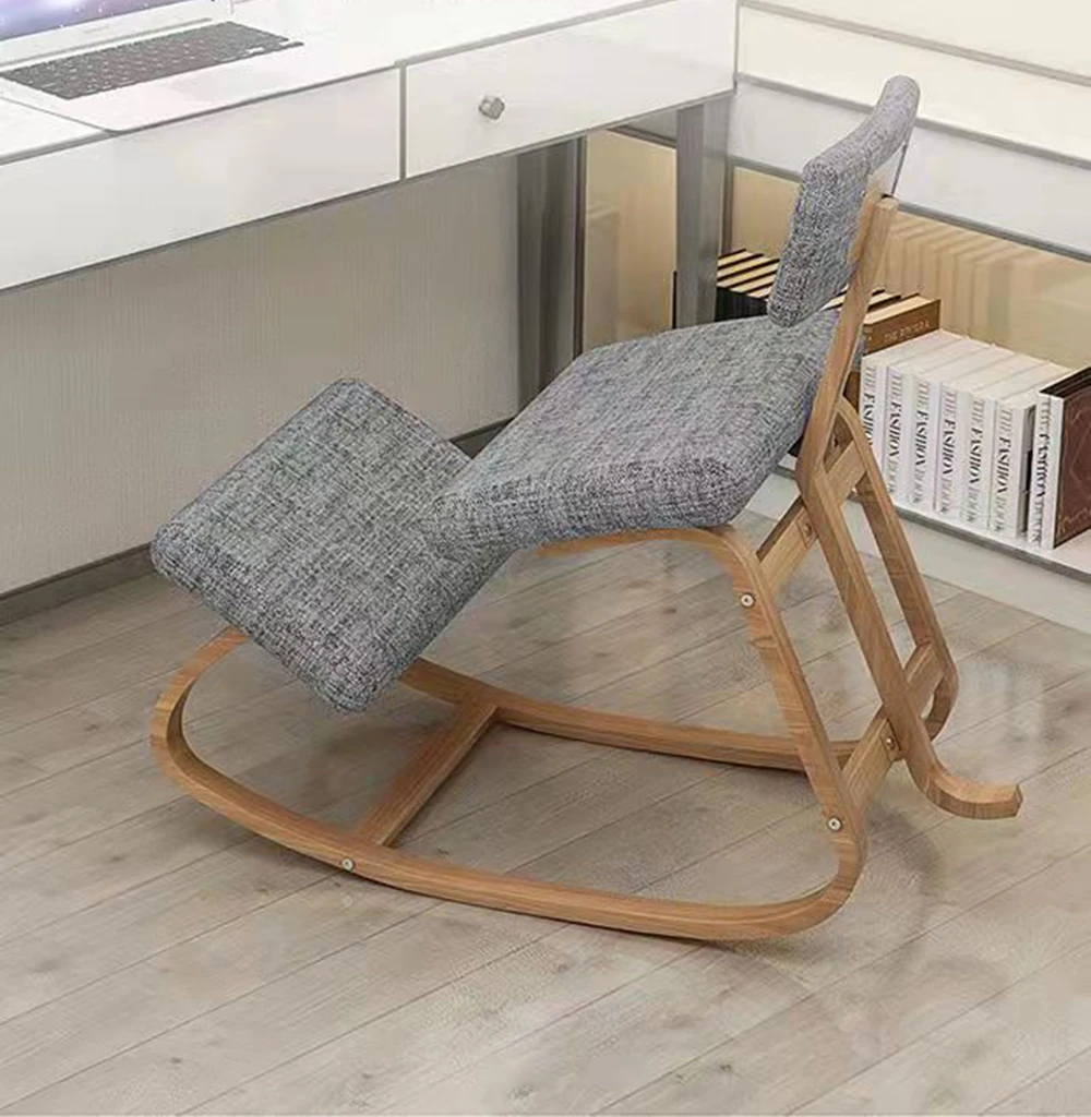 Uplift Desk Chair Rocking Chair With Ergonomic Kneeling Chair