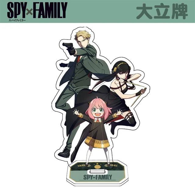 Anime spy sala de aula figura acrílica annette grete lily monika ornamento  coleção acrílico suporte figura ação modelo boneca brinquedo presente -  AliExpress