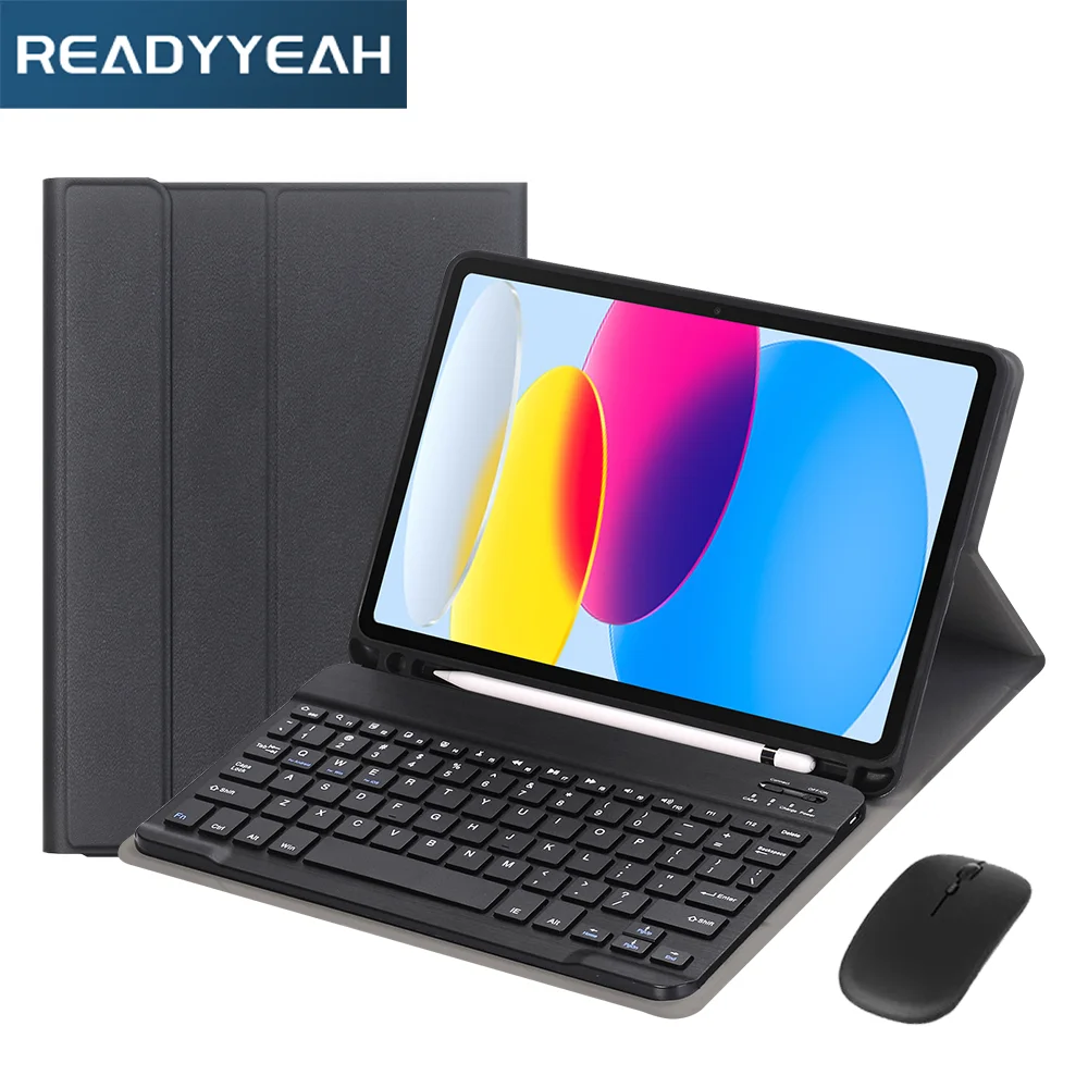 Capa para Tablet com Teclado Capa para Samsung Galaxy Tab a8 10.5 s6 Lite 10.4 s7 s8 11 s7 Plus s7 s8
