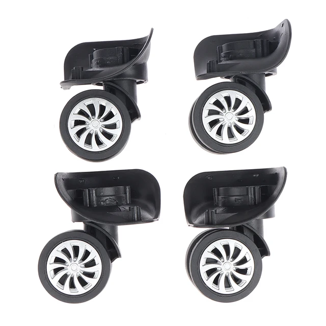 Roulettes De Rechange Pour Valise - 1 Paire Universelle Pivotante 360°, Pour Valises à Coque Souple Ou Rigide - 6