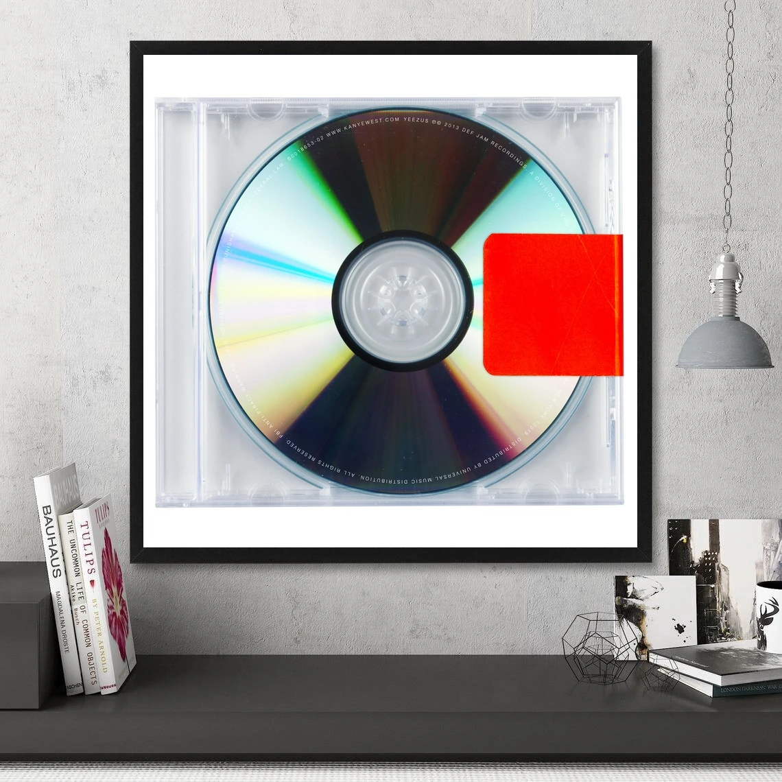

Kanye West Yeezus Music Album Cover Poster Canvas Art Print Home Decor Wall Painting ( No Frame )