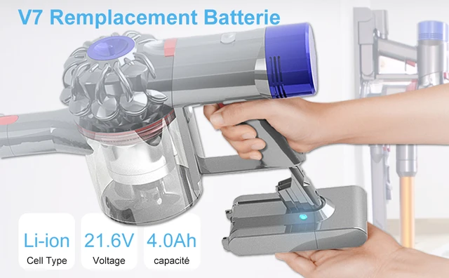 VAC-DYDC62X Pile de remplacement pour aspirateur sans-fil Dyson