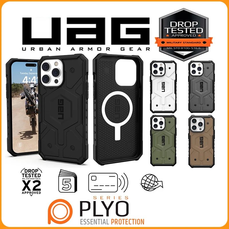 Оригинальный чехол UAG Pathfinder для Apple iPhone 15 14 13 12 Pro Max облако синего цвета для iphone 15 14 Plus защитный чехол