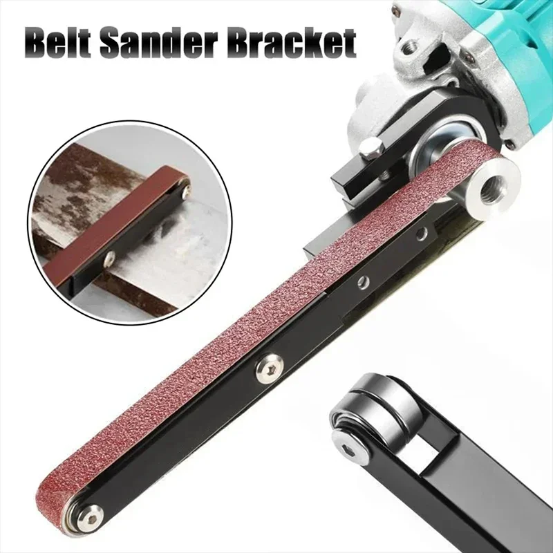 Belt Sander Bracket Angle Grinder Modified Sand Belt Machine Angle Grinder Wood Metal Grinding Polishing for Model 100 115 125 3