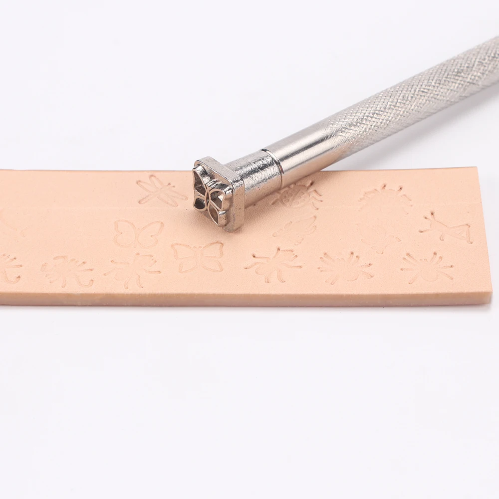Metal Punch Stamp Set Leather Craft Tool 8 PCS leather craft stamps leather letter punch