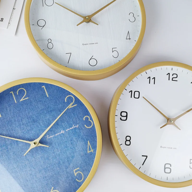 

12Inch Classic Wooden Wall Clock Hot Mechanism Modern Design Living Dining Room Bedroom Office Home Decor Accessories Watches