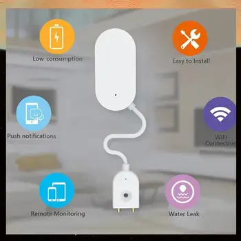 Tuya Zigbee Leak Sensor Water Leakage Detector Leakage Sensor Water Sensor Prevent Water Leakage For Smart Home-Y05A 1