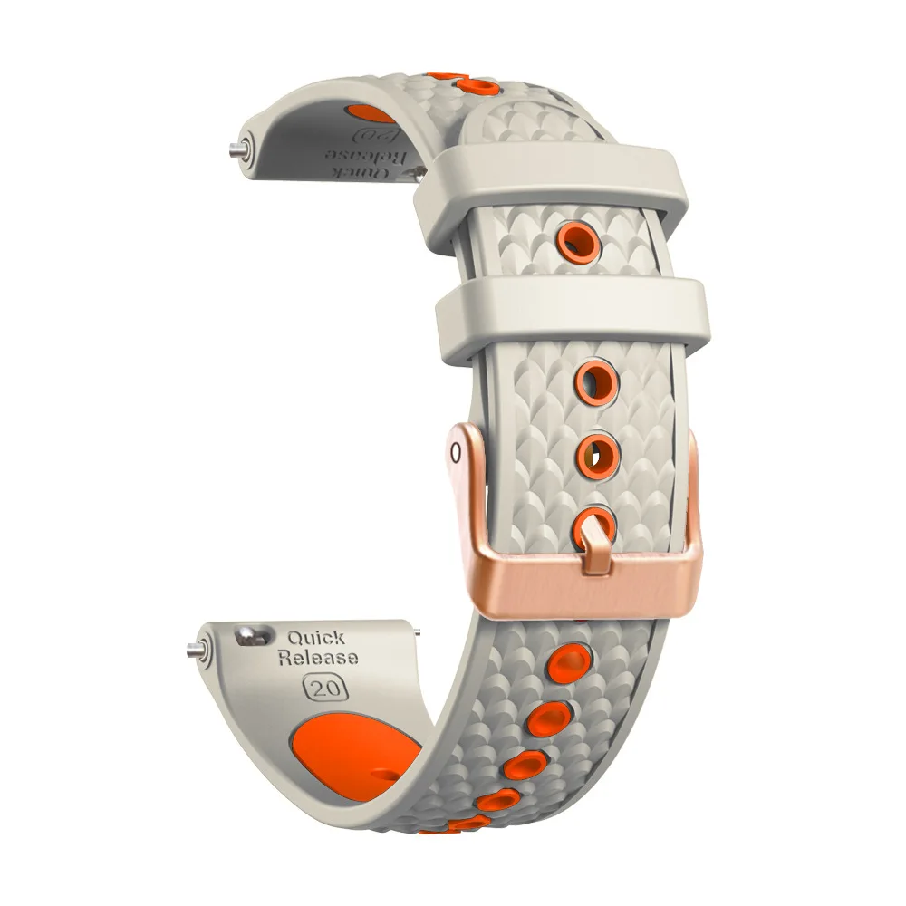 20mm Silicone Sport Watch Strap Band – Universal Wristband Replacement