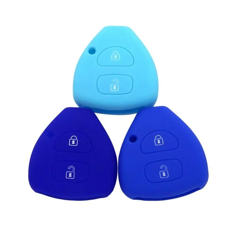 Silicone Car Key Case Cover Auto Key Shell Holder Protector For Toyota Corolla NEW VIOS Camry Yaris RAV4 HiLux Cruiser Fortuner For key case,key case cover,car key shell