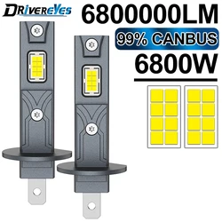Enhanced LED Auto Headlight Bulb - Ultra - Bright CANBUS Car Light with CSP Chip Technology (Wireless Plug & Play) - H1