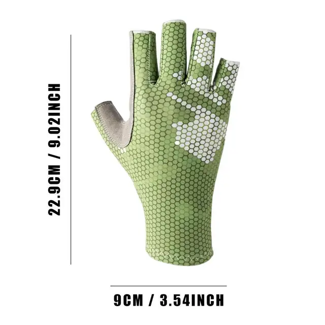 New Fishing Gloves Men's Outdoor Half Finger High Elastic Non-slip