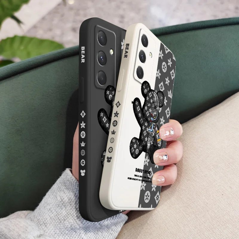 Adorable Bear Printed Phone Case - Cute Protective Cover