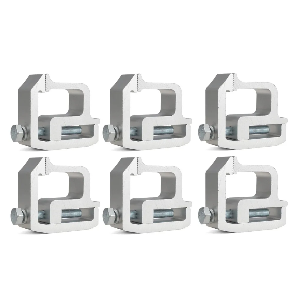 

6 Piece Truck Cap Topper Camper Shell Mounting Clamps Heavy Duty