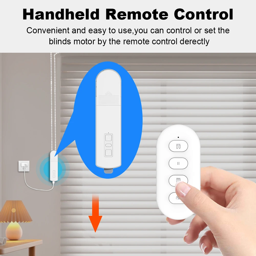 Manhot Tuya WiFi Roller Blinds Shutter Motor DIY Shutter Drive With Remote Control Voice Control For Alexa Yandex Google Home