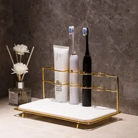 Bathroom Electric Toothbrush Rack Swing Table Washing Table Storage Rack Toothpaste Rack Tooth Brush Holder 1
