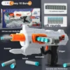 Belt-fed continuous-fire soft bullet gun boy gift wind and flame XH919 institutional gift toy 2