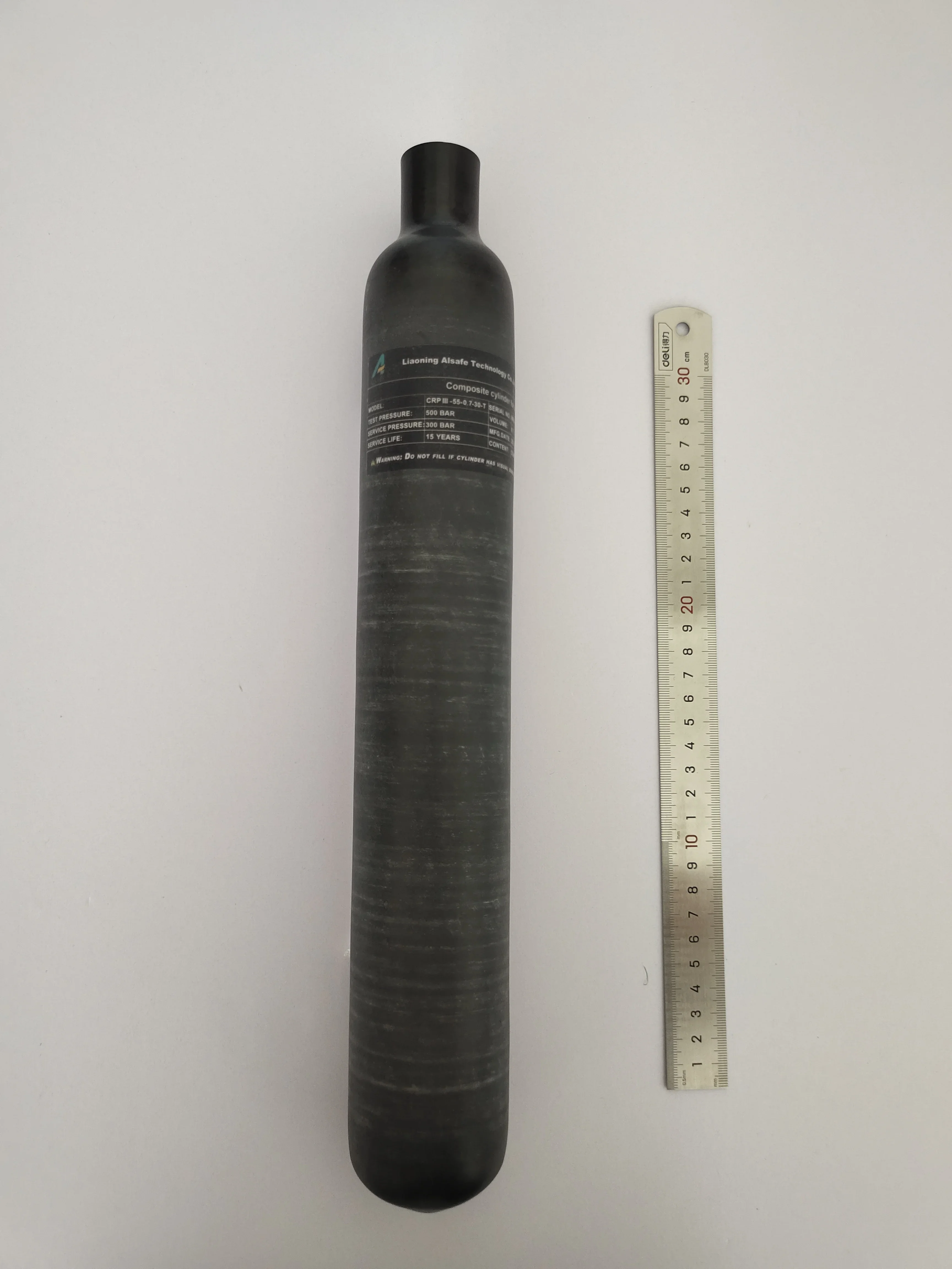 ALSAFE 700cc 300bar carbon fiber air tank 4