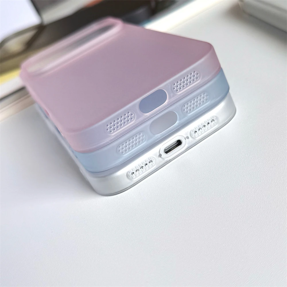 Sleek Matte Translucent Frosted Hard Phone Case - Ultra Thin Solid Color Slim Cover