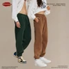 ZODF Retro Winter Men 360gsm Batik Washed Fleece Sweatpants Women Unisex Loose Drawstring Warm Joggers Pants Streetwears HY0714 3