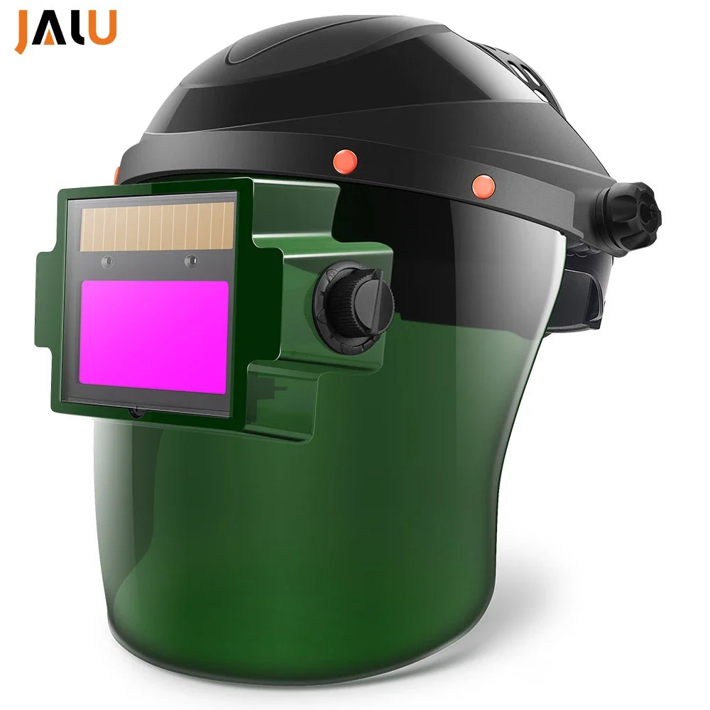 Black welder mask Solar Auto Darkening Splash Proof Safety Welding Mask Air Fed Welding Helmet Welding Protective cap