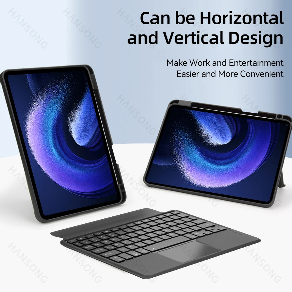 Capa de Teclado Mágico para Xiaomi mi Pad Pro Pro 11 Retroiluminado Bluetooth - Imagem 2