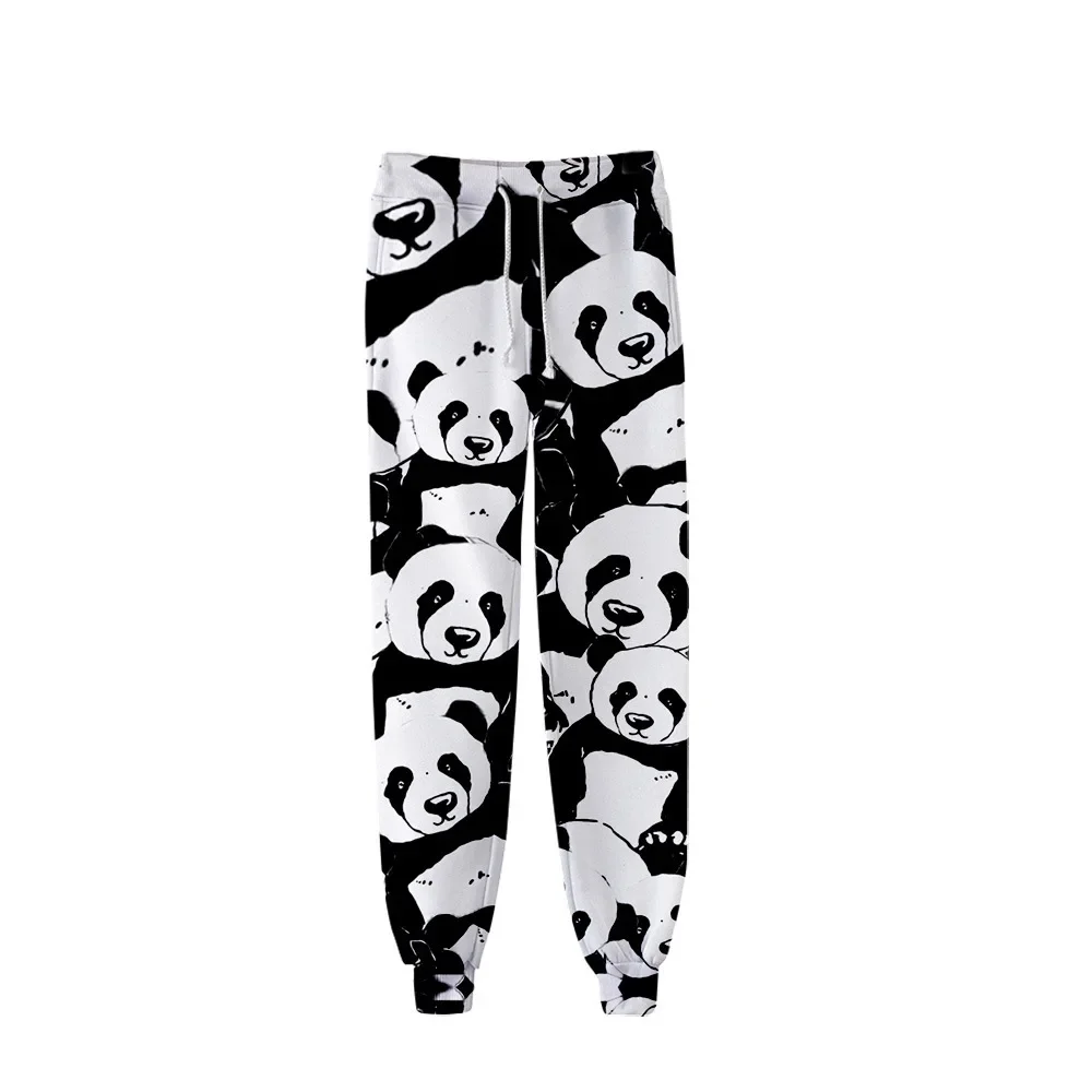 

2024 New Animal Panda 3D Print Joggers Pants Tracksuit Men Women Funny Cartoon Sweatpants Sports Fitness Loose Hip Hop Trousers