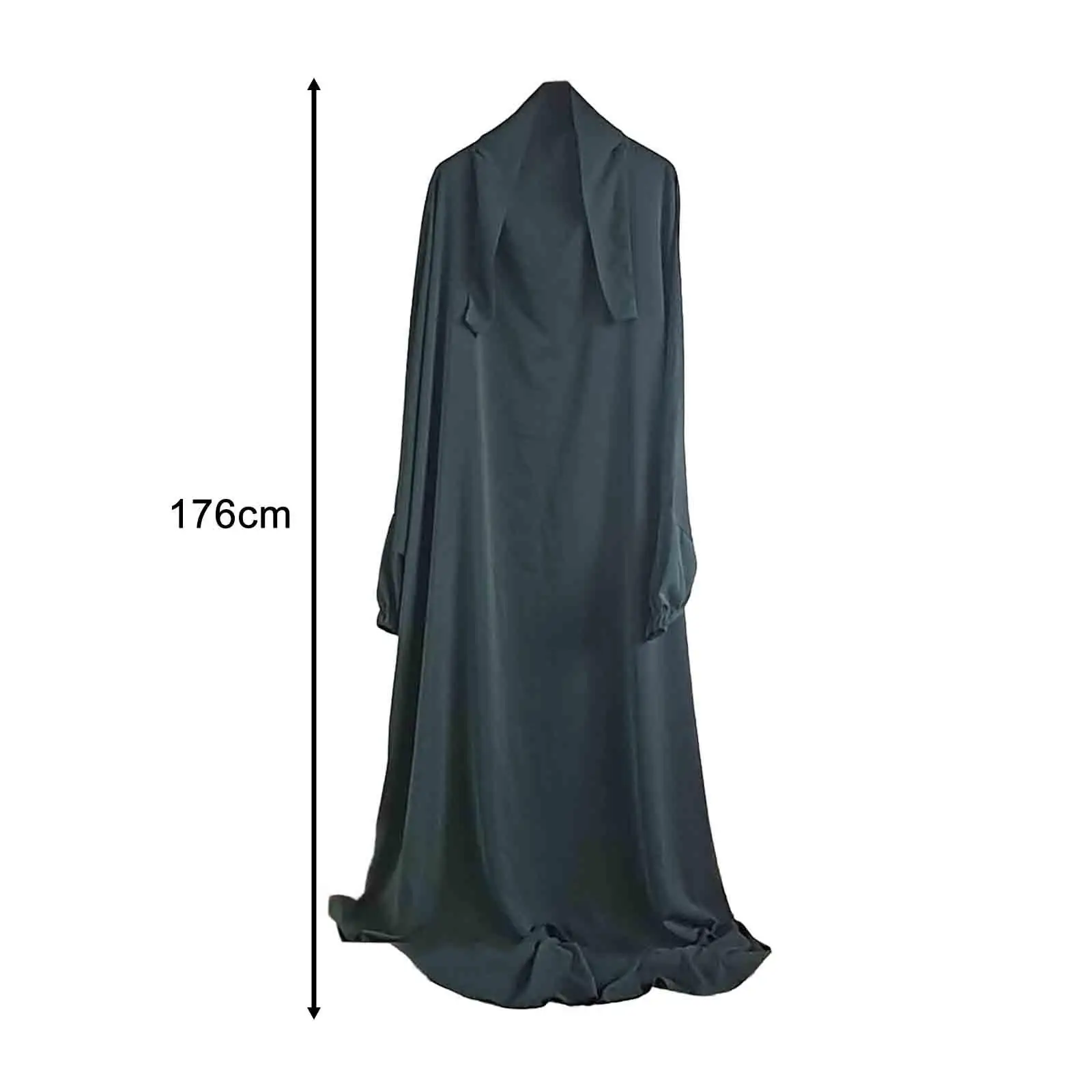 Prayer Long Robe Womens Full Cover Dubai Dresses Arabe Garment Ramadan Outfits Islam Turkish Islamic Hijab Abaya Hooded Abaya