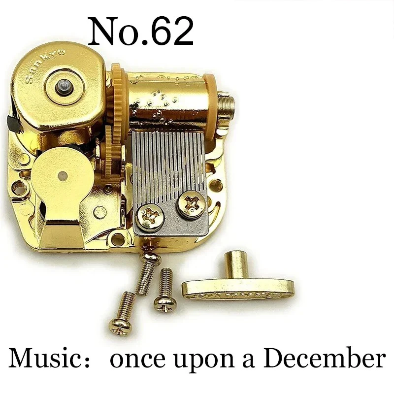 Anime Gold Mechanical DIY Music Box Movement Lilium Your Name Secret Base Musical Accessories Family Activities Gifts 5