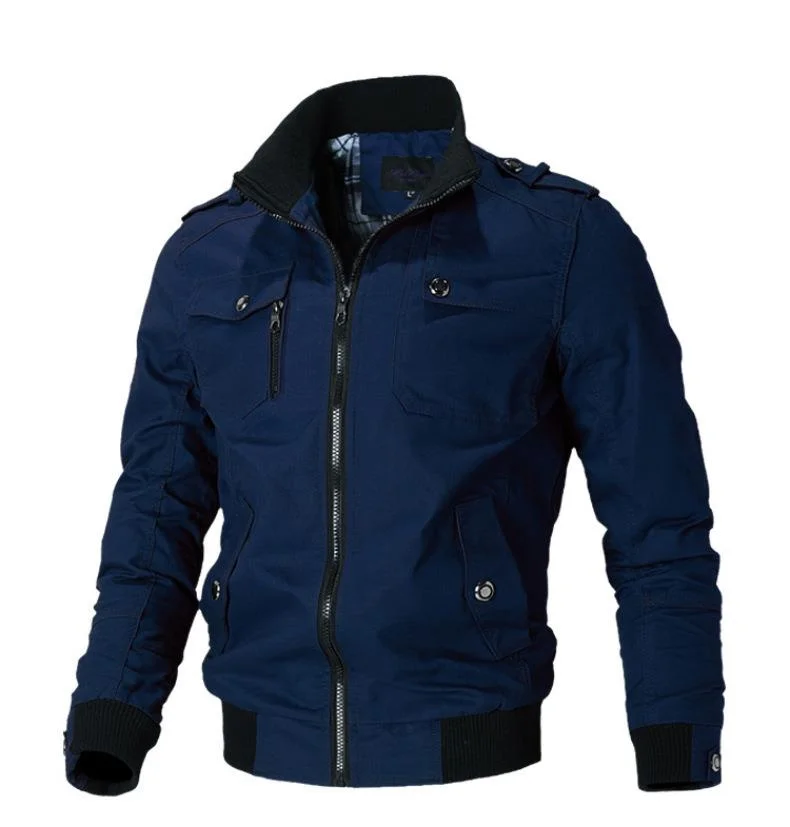 2021 nuova giacca da uomo giacca coreana casual da uomo giovanile colletto colorato primavera una giacca da giacca in cotone autunnale_voghion.com