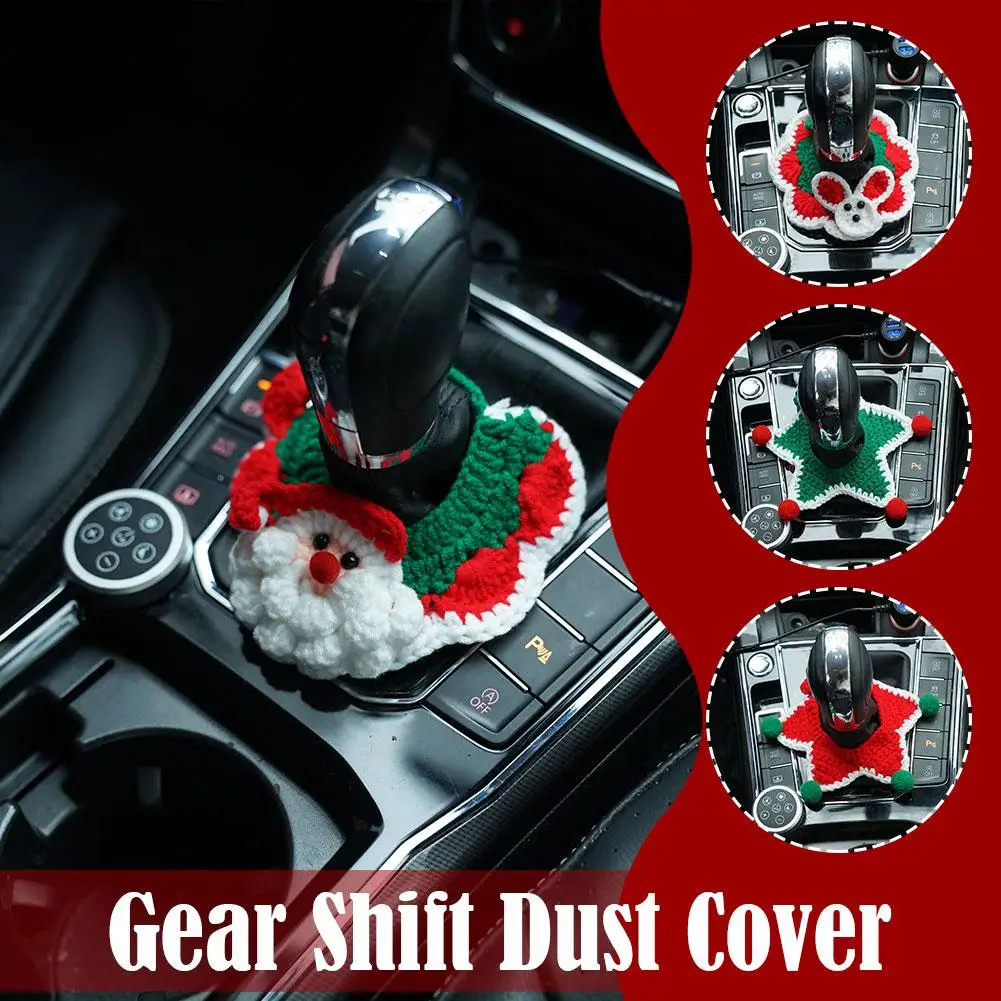 

Рождественские Защитные чехлы для рукоятки рычага переключения передач для салона автомобиля, ручные автомобильные рождественские аксессуары, рукав-ручка, крышка рычага переключения передач Univ Z7E8