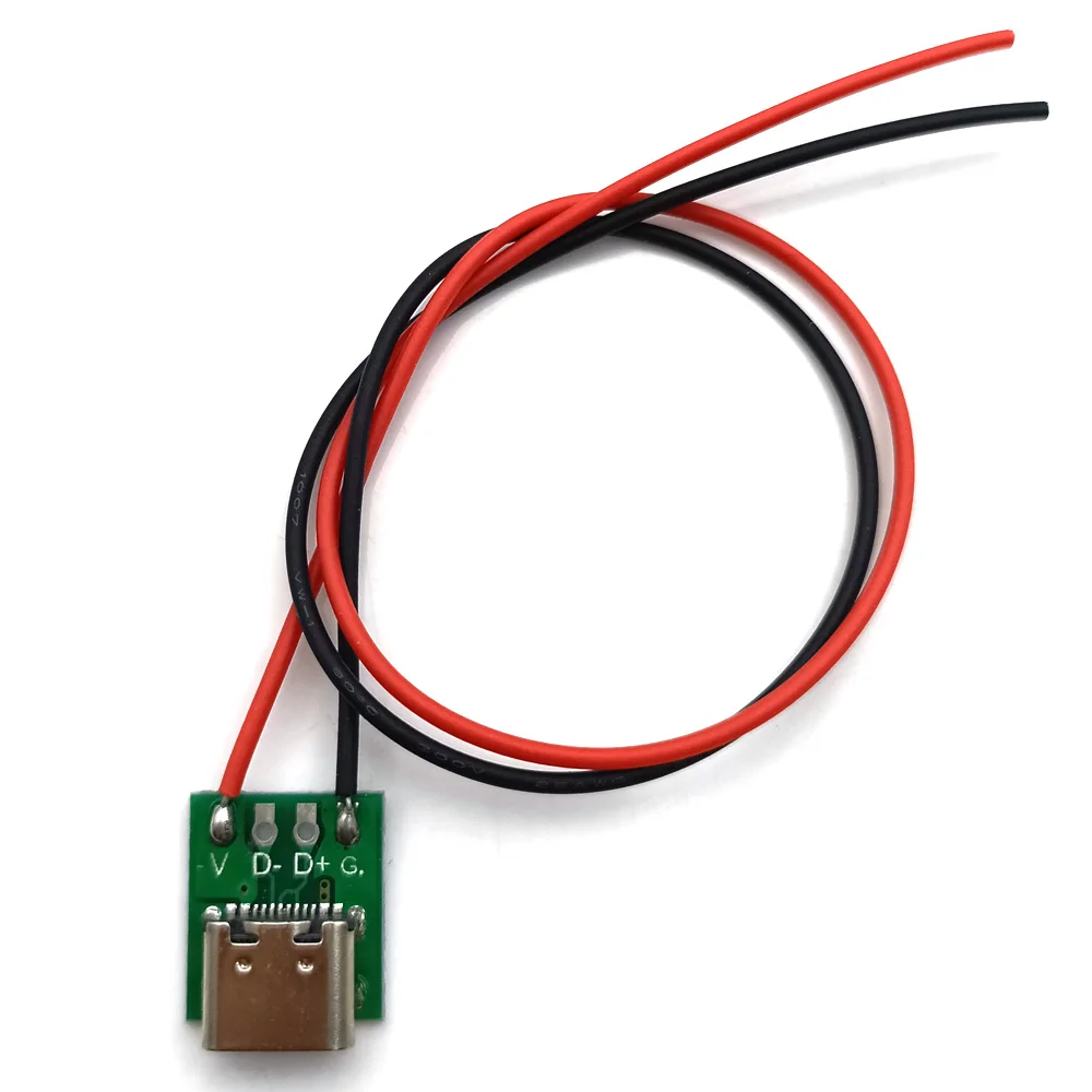 

10Pcs/20pcs Micro Type-C USB 2.0 Female C Connector Interface to DIP PCB Converter Adapter Breakout Board Smartphone Connector