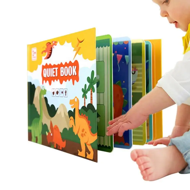 

Quiet Books For Toddlers Preschool Activity Book For Kids Ages 3-6 Baby Montessori Sensory Toys Toddler Travel Toys Educational