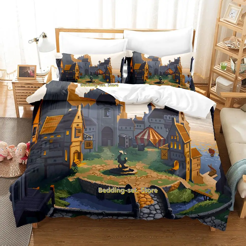 Game Greedventory Bedding Set Single Twin Full Queen King Size Bed 