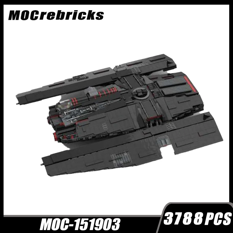 

MOC Building Blocks NEW Famous Space Movie Fondored Haulcraft Spaceship Model Creative Ideas Children Toy Birthday Gift 3788PCS