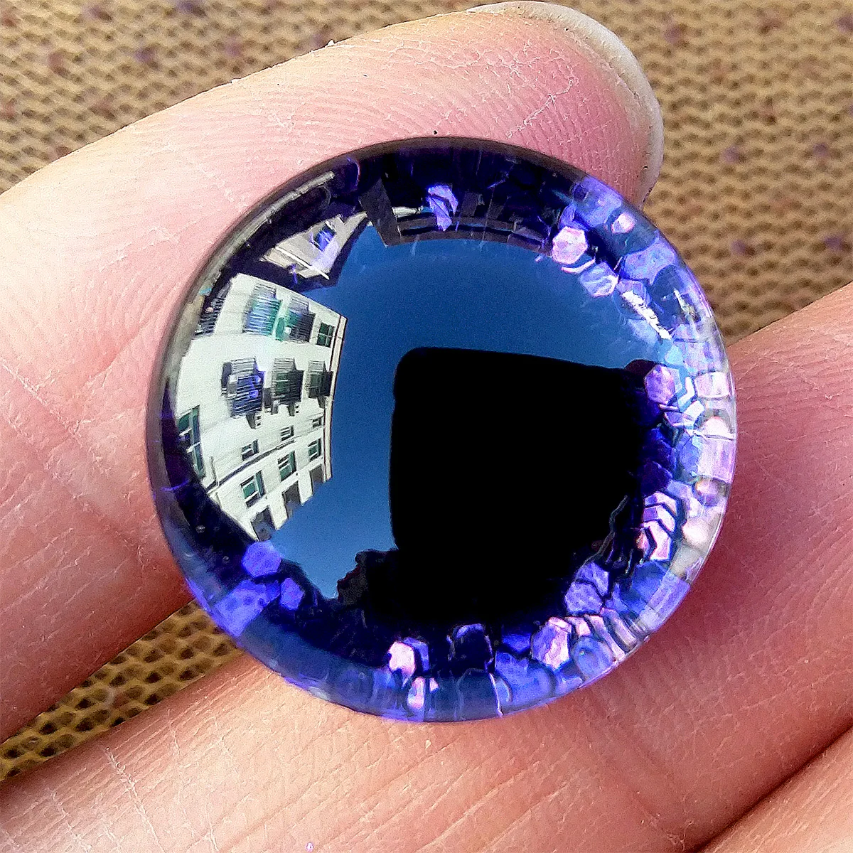 140 Occhi Di Sicurezza Per Amigurumi E Bambole Fai Da Te - 18mm, 7 Colori Glitter 3D Con Rondelle
