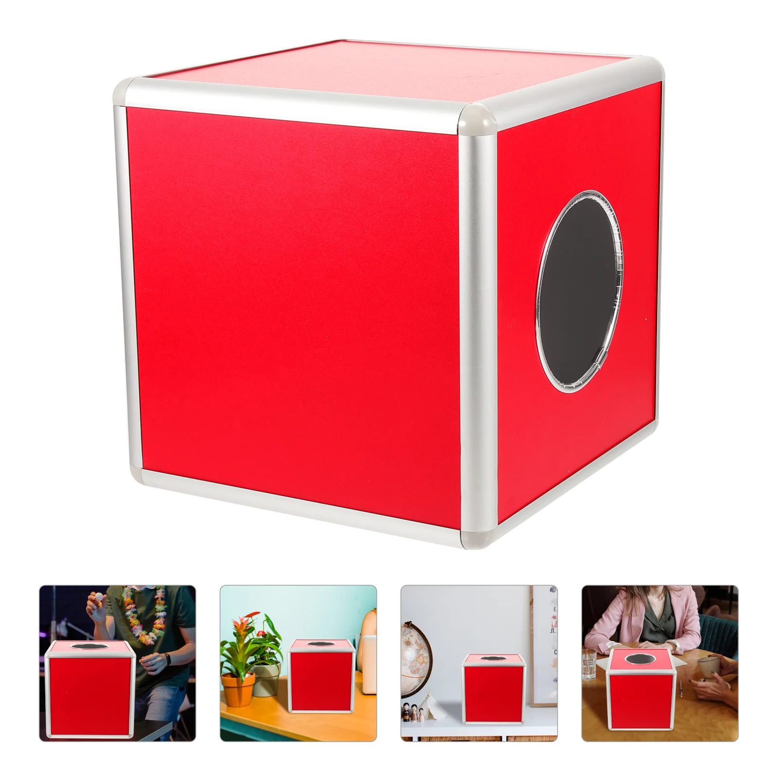 

Lottery Box Tip Jar for Holders Container Raffle Office Accessories