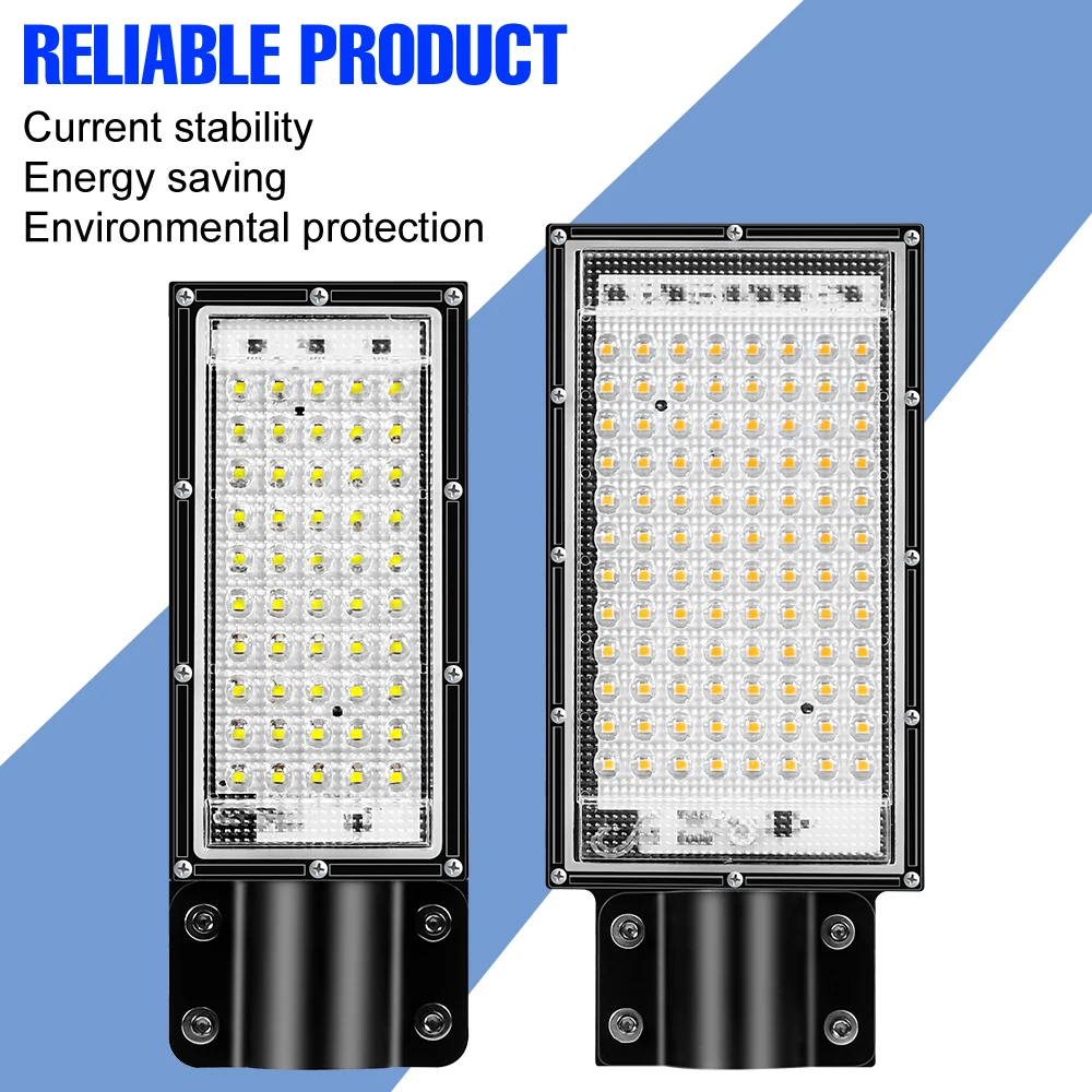 100W LED 가로등 야외 투광등 220V 외부 벽등 방수 스포트라이트 마당 복도 공원 뒷마당 조명