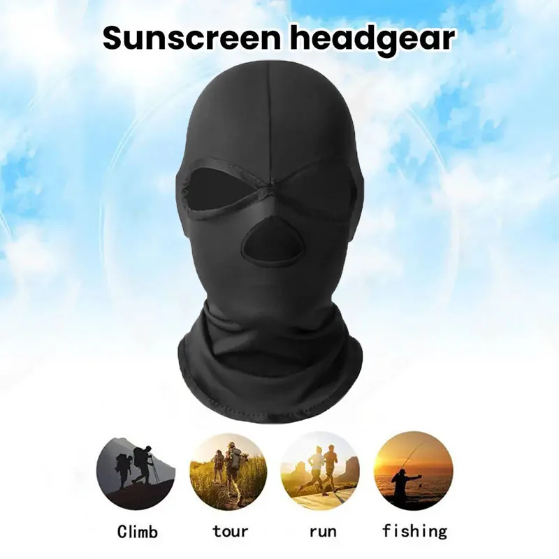 Breathable Full Face Mask Balaclava Outdoor Sports Motorcycle Riding UV Protection