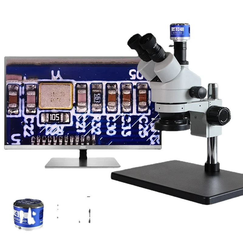 

Заводская поставка, 7 ~ 45X непрерывный зум, оптический микроскоп для телефона, стерео микроскоп, промышленный с камерой для ювелирных изделий