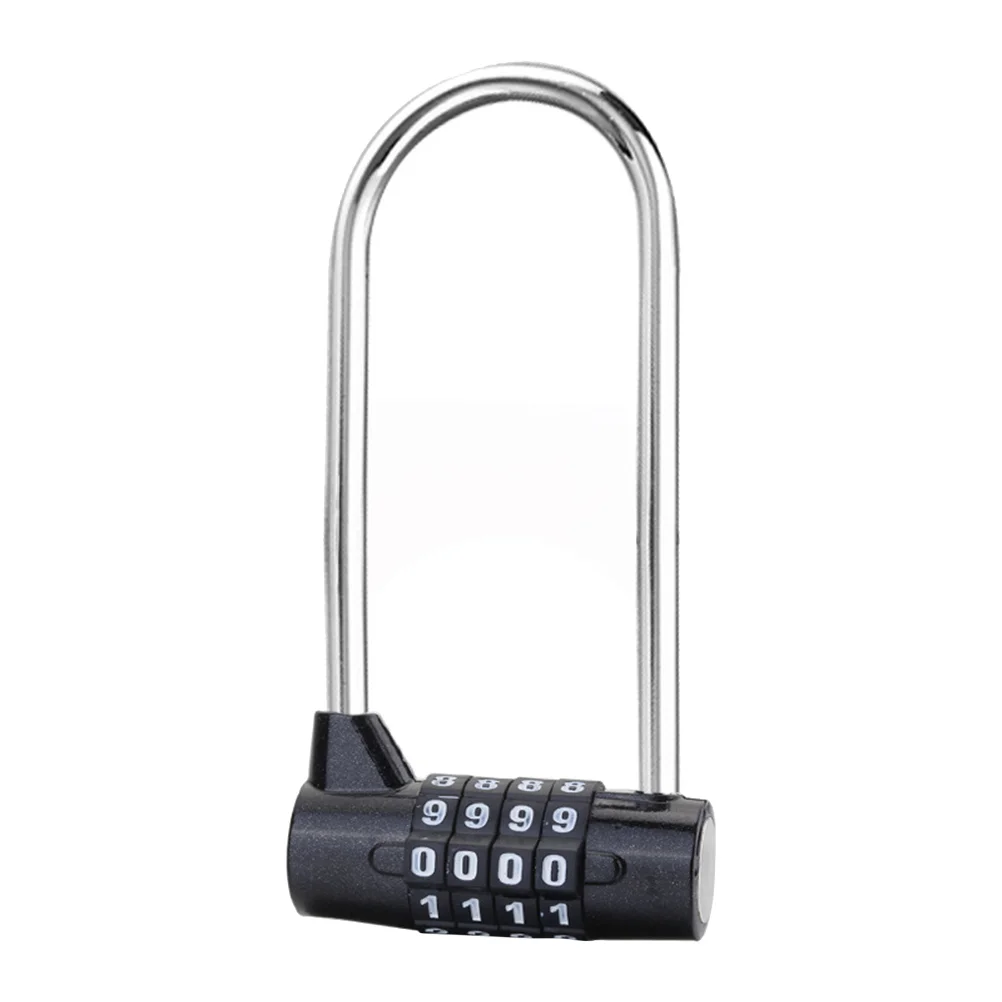 

4 Padlock Combination Lengthened Safety Security Password Zinc Alloy Staff