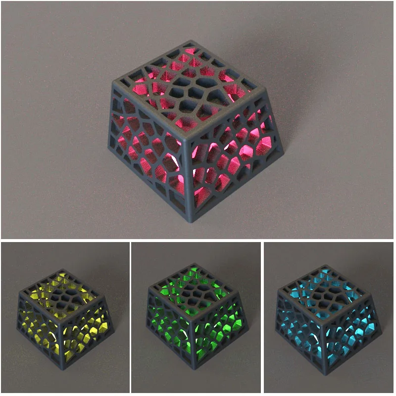 

Mesh hollowed out translucent keycap creative three-dimensional gift game mechanical keyboard cross axis personalized keycap