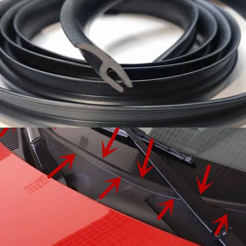 

1.7m Car Wiper Front Windshield Panel Moulding Seal Strip for BMW 1 2 3 4 5 6 7 Series X1 X3 X4 X5 X6 325 328 F30 F35 F10 F18 GT