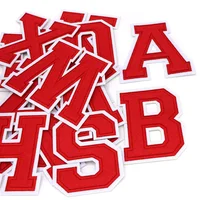 1Pc Big Red Letters Patch 114MM | English Alphabet Iron-On Patch for Clothing, Jackets, Hats, and Bags - Image 5