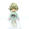 Ob11 Doll Long Sleeved Sports Sweatshirt Top Clothes With Patchwork Sleeves For Molly Gsc Ymy P9 P10 Body Uf Nendoroids Dolls 1