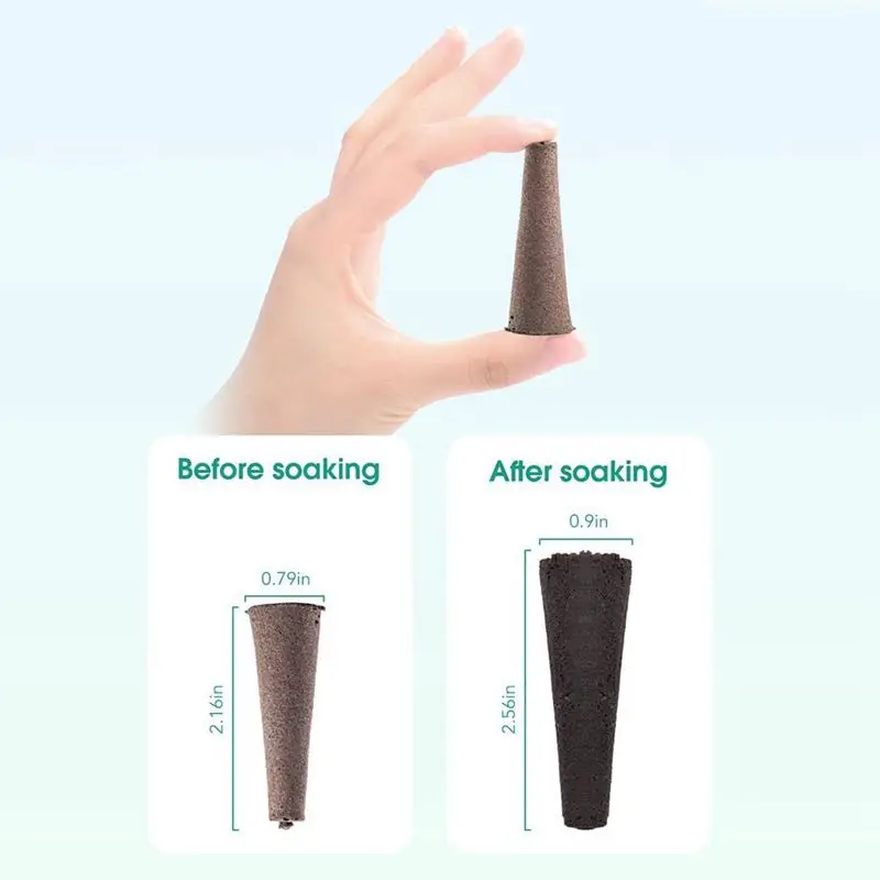 Hydroponic Growing Sponges Soilless Cultivation Seedling Cup Seed Starter Plants Germinate Transplant Nursery Block Garden DIY