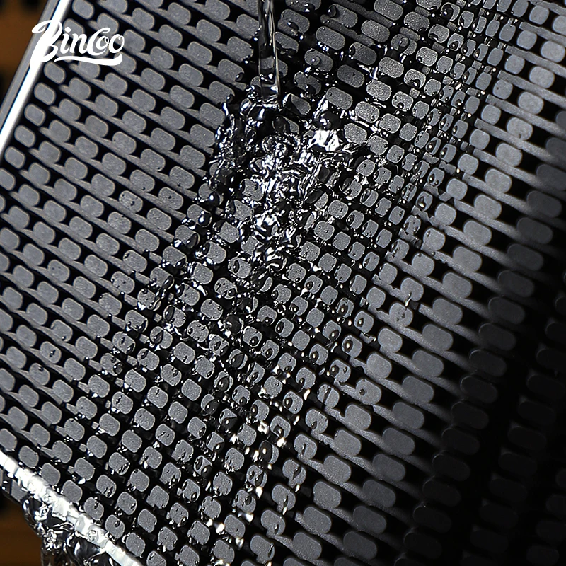 BINCOO Coffee Bar Storage Mat Filter Pad Italian Coffee Utensils Pressed Powder Cloth Pad Thickened Foldable