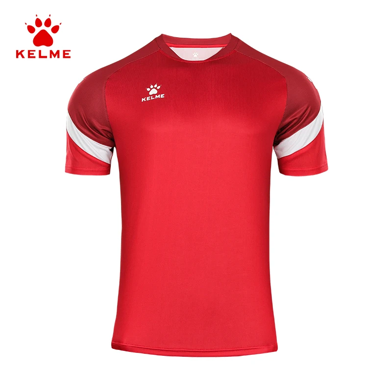 KELME Badminton Training and Competition Sports Top Quick Drying Short Sleeved Shirt training jersey
