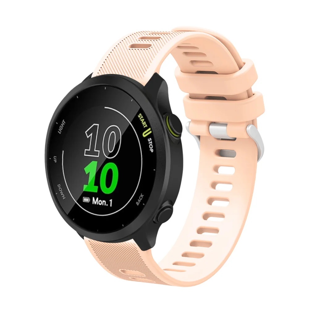 ACTECH Silikon-Armband Für Garmin Forerunner 55 & 158 – Wasserdicht, Verstellbar, In Dunkelblau