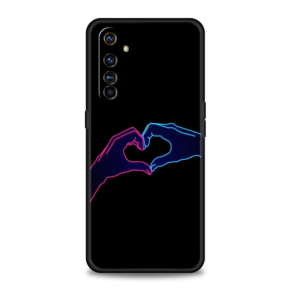 I Love You Pink Heart Soft Phone Case